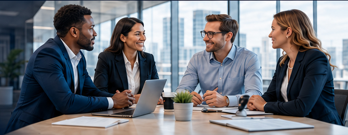 Guqula consultants working with a client team